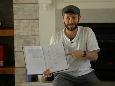 Rabbi Matthew Ponak teaching from his book Embodied Kabbalah 