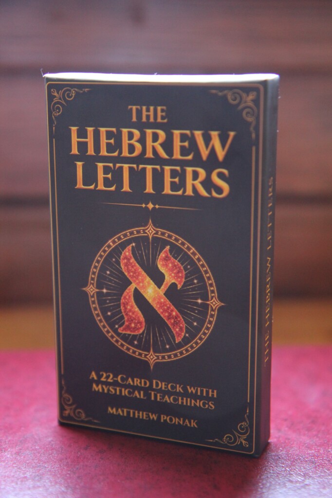 The Hebrew Letters deck box, front
